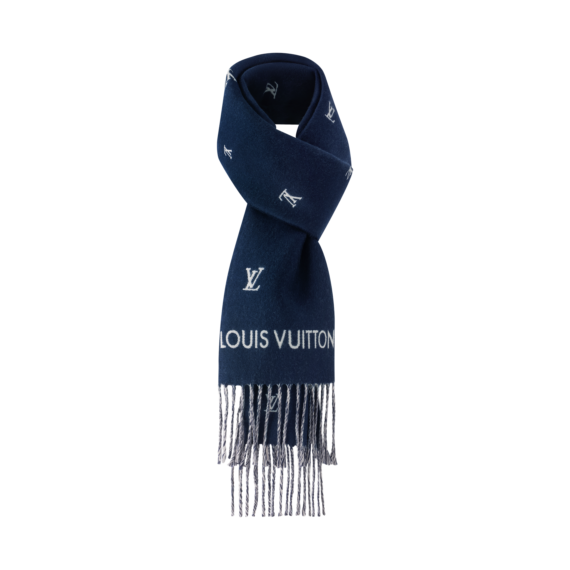 Monogram Vivienne Scarf - Luxury S00 Blue | LOUIS VUITTON
